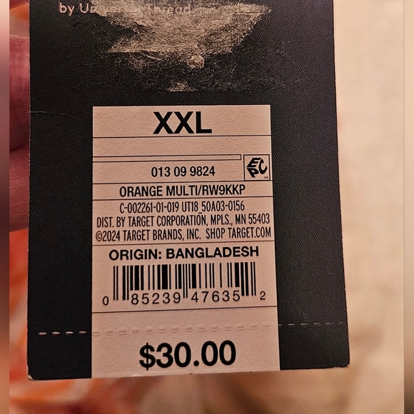 Striped Orange and White Sundress Xxl - Picture 4 of 4